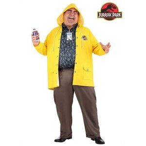 Plus Size Jurassic Park Dennis Nedry Costume‎ for Men - Size 6X